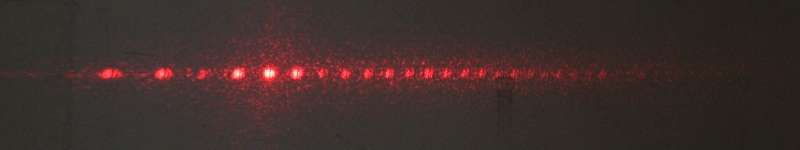Pattern from one-millimeter rulings